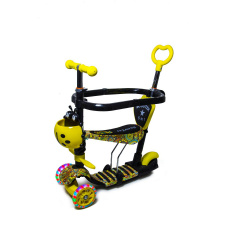 Самокат Scale Sports Божья коровка 5в1 Желтый (813289254)