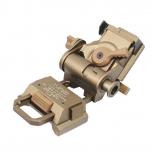 NVG крепление для ПНВ Wilcox L4G24 DOVETAIL интерфейс Ласточкин хвост для NV8000 NV8160 PVS-15/18/21/31 Золотистый (100986)