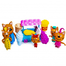 Игровой набор с фигурками Yufeng Три кота 6-10 см Multicolor (N73-2)