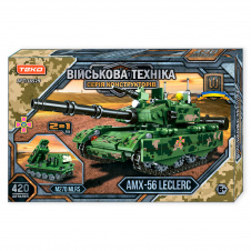 Конструктор Teko Военная техника 420 деталей танк и РСЗО Green (151434)