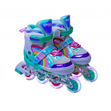 Детские ролики Scale Sports 30-33 18-20.5 см Разноцветный (593312199)