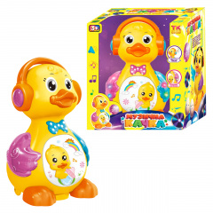 Игрушечный утенок музыкальный TK Union Group 19х13.5х21.5 см Желтый (124385) Кропивницкий