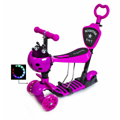 Самокат детский Scooter Божья коровка 5 in 1 Pink (20459040) Ровно
