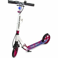 Самокат двухколесный Scale Sports SS-08 Белый с розовым (1305676201) Винница