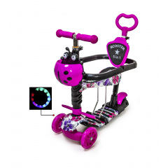 Самокат Scooter "Божья коровка" 5in1 многофункциональный, с бортиком Poppies (1673138509) Переяслав-Хмельницкий