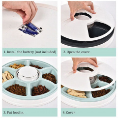 Автоматическая кормушка для кошек и собак электронная Pet Feeder 30x7 см (100663) Одеса