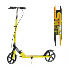 Самокат двухколесный Skyper Neon 70 кг Yellow (127931) Городок