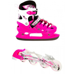 Ролики-коньки Scale Sport 2in1 размер 38-41 Pink (1580188079-L) Івано-Франківськ