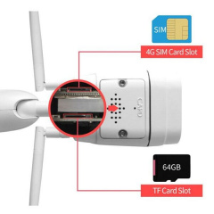 4G камера видеонаблюдения Unitoptek NC919G Белый (100023) Тернопіль
