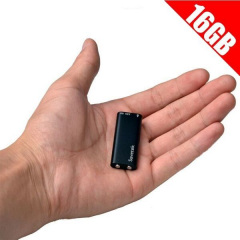 Миниатюрный диктофон Savetek 200 с активацией голосом 16 ГБ Черный (100537) Хмельницький
