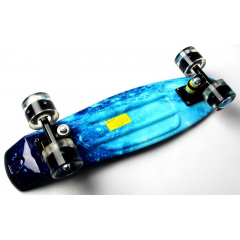 Пенни борд светящиеся колёса Penny Spice 57х15 см Blue Доманівка