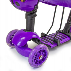 Самокат многофункциональный Scooter Божья коровка 5in1 Violet (1350702347) Гайсин