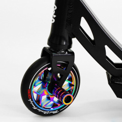 Самокат трюковый Best Scooter Freestyle Pro HIC-система пеги алюминиевый диск и дека колёса PU Black (115640) Хмельник