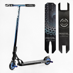 Самокат трюковый пеги алюминиевый диск и дека колёса Best Scooter Portal HIC-система PU Black and blue (114052) Тернополь