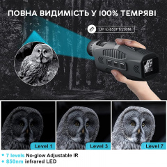 Монокуляр ночного видения ПНВ 5Х Nectronix R11B c аккумулятором (100978) Ладан