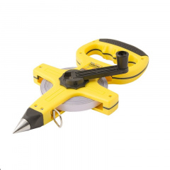 Рулетка геодезическая MASTERTOOL 30 м 13 мм стальное полотно (67-3013) Ворожба
