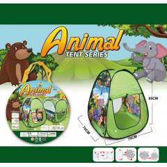 Детская палатка Yufeng Животные Tent Series 70х70х85 см Green (137602) Южноукраинск