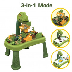 Детский столик с проектором San Jia Le Hai Block Table 38.5 х 29 х 19 см Green (156047) Каменка-Днепровская