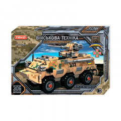 Конструктор Teko Военная техника БТР-4 Буцефал 306 деталей Хаки (147029) Київ
