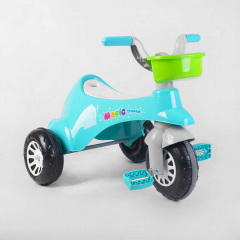 Трехколесный велосипед корзинка багажник Pilsan Magic 35 кг Turquoise (109419) Коростень