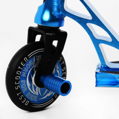 Самокат трюковый Best Scooter Skull and Snake HIC-система пеги алюминиевый диск и дека 100 кг Blue (107489) Бердянськ