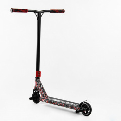Самокат трюковый Best Scooter HIC-система пеги алюминиевый диск и дека принт Skull biker 100 кг Разноцветный (105678) Житомир