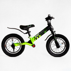 Велобег детский Corso Skip Jack 12" Green and black (119238) Нововолинськ