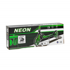 Самокат двухколесный Skyper Neon 52 х 10 см Green and Black (127932) Оріхів