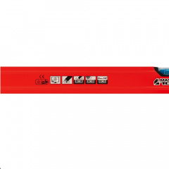 Уровень строительный MASTERTOOL ПРОФИ 100 см 2 капсулы 0,5 мм/м 0,03° (37-1003) Гуляйполе