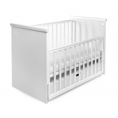 Кроватка деревянная с ящиком Наталка Тучка 120 х 60 см White (149632) Тернопіль