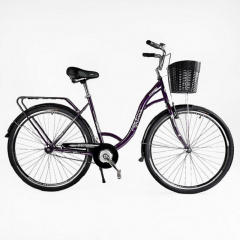 Велосипед городской 28" Corso Fortuna 20" Фиолетовый (162954) Костополь