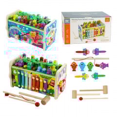 Детская логическая игра EduTree стучалка магнитная рыбалка 24х15х14,5 см Разноцветный (161294) Боярка