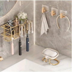 Самоклеящиеся крючки UrbanKit GOLDHOOK03 3 шт Золотистый DR77U Суми