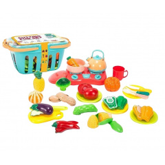 Набор продуктов Yufeng Cutting pun set 29 х 15 х 13 см Multicolor (153017) Вишневе