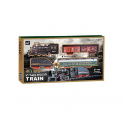 Железная дорога Yufeng Vintage Model Train 4 вагона и локомотив Разноцветный (141428) Братське