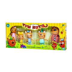 Игровой набор Три кота 5 фигурок Разноцветный (N-72) Березнегувате