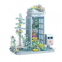 Конструктор Yufeng Телефонная будка 2079 детали Разноцветный (159807) Львів