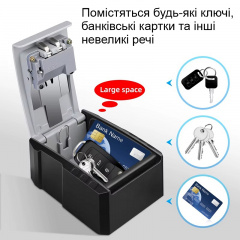 Сейф для ключей с кодовым замком антивандальный Nectronix CH-817P 135 х 110 х 56 мм (101130) Оріхів