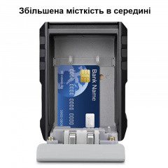 Сейф для ключей с кодовым замком антивандальный Nectronix CH-817P 135 х 110 х 56 мм (101130) Оріхів