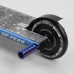 Самокат трюковый Best Scooter "SIMBIOTE" HIC-система, ПЕГИ, алюминиевый диск и дека Black/Blue (102310) Житомир
