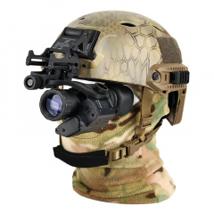 Комплект монокуляр ночного видения ПНВ Nectronix CL27-0008 и крепление на шлем Rhino mount (100856-949) Токмак