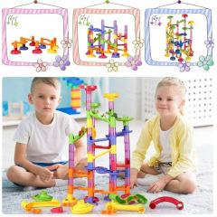 Детский конструктор лабиринт из труб и шаров 105 деталей Urbanset Marble Run Березнеговатое