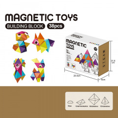 Конструктор Magnetic Toys 38 деталей Multicolor (147466) Володарск-Волынский