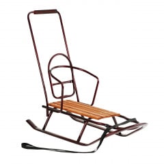 Детские санки Yufeng 90х40х36 см Бордовый (142738) Київ