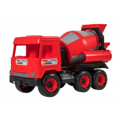 Игрушечный бетоносмеситель Tigres Middle truck 44х19х27 см Красный (119465) Лозова