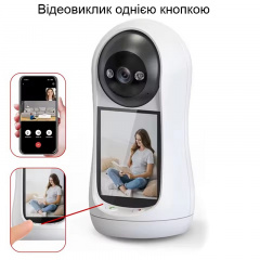 Поворотная wifi камера с экраном Nectronix V5 ICSee app (101153) Бердичів