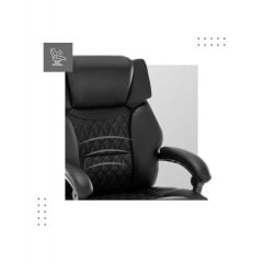 Офисное кресло с массажем Mark Adler Boss 6.0 120х55 см Black Рівне