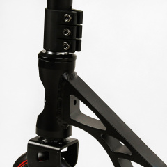 Самокат трюковый пеги алюминиевый диск и дека колёса Best Scooter Reactor HIC-система PU Black and red (112772) Новое