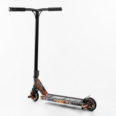 Самокат трюковый Best Scooter HIC-система пеги алюминиевый диск и дека принт Firework 100 кг Разноцветный (105677) Львов