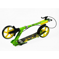 Самокат двухколесный Best Scooter PU 200 мм 1 амортизатор Green and Black (150145) Мукачево